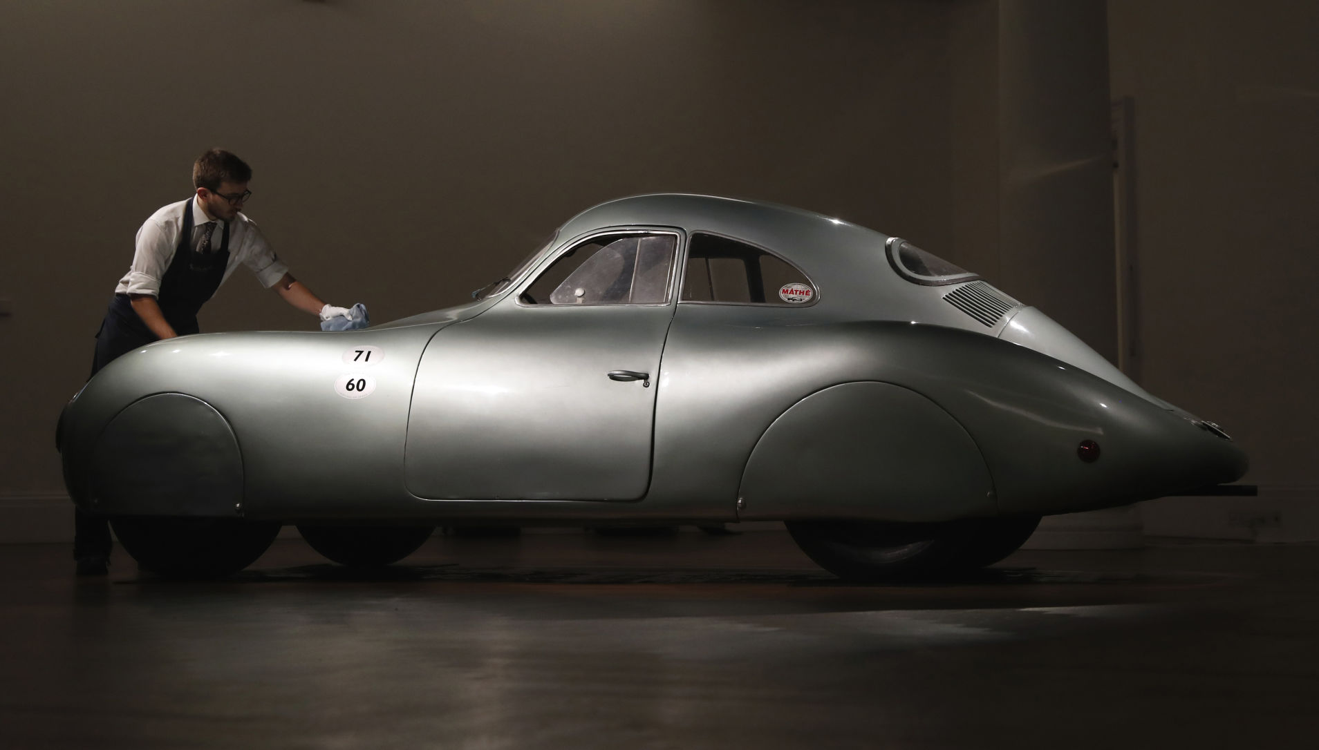 APTOPIX Britain Porsche Sale